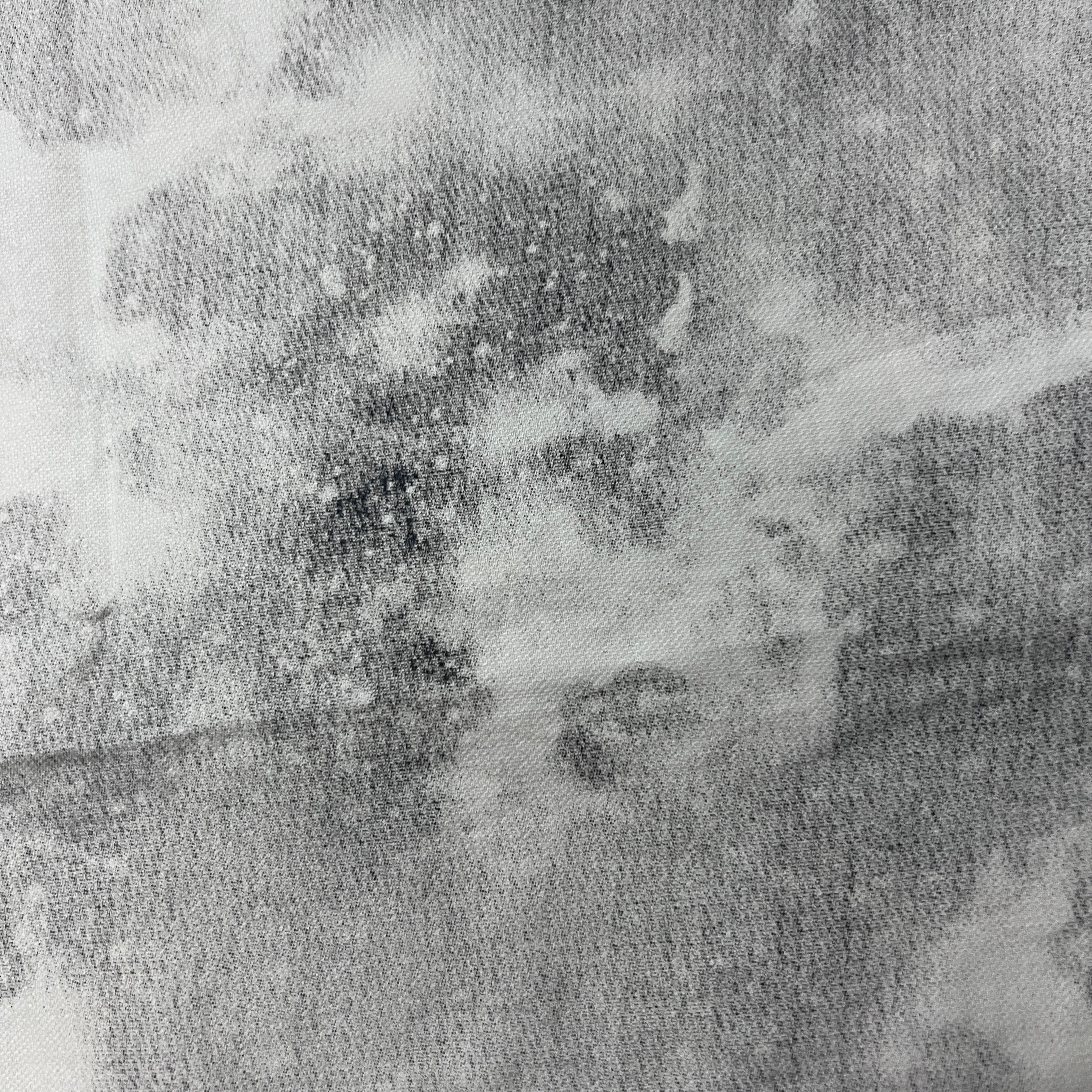 Smoke Printed Shirt - Light Grey