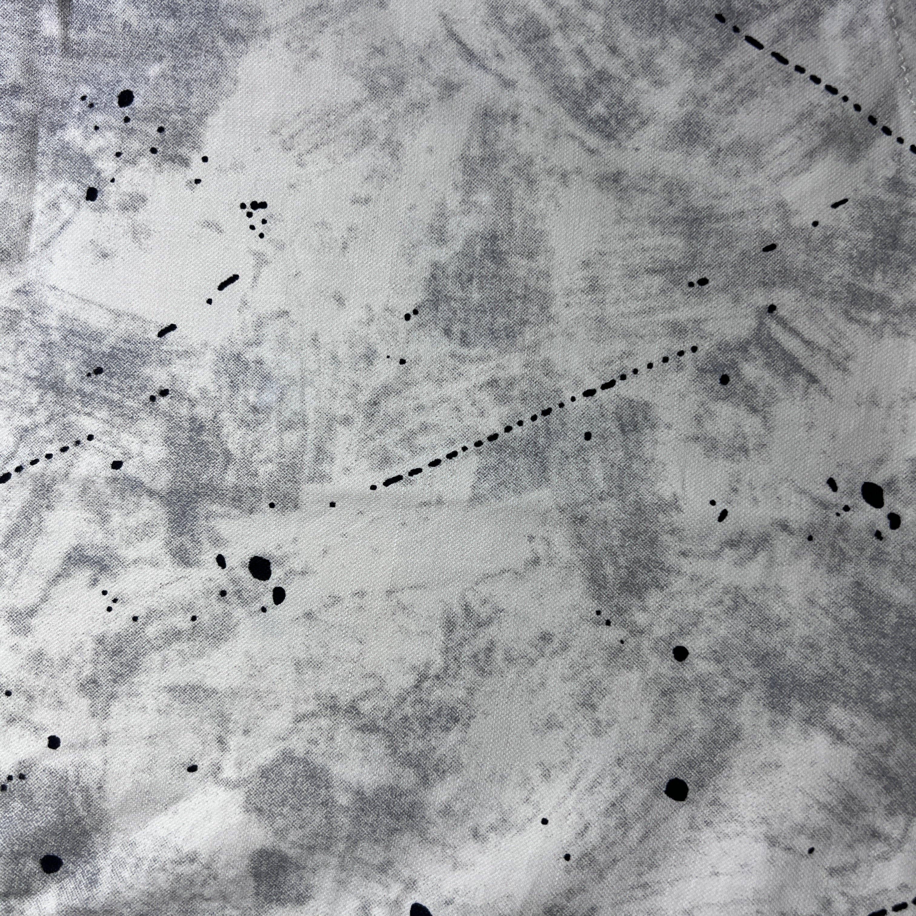 Scribble Printed Shirt - Light Grey