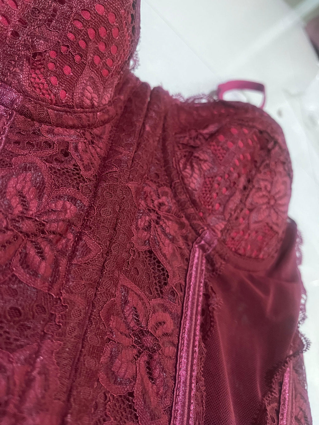 Floral Lace Corset Bustier