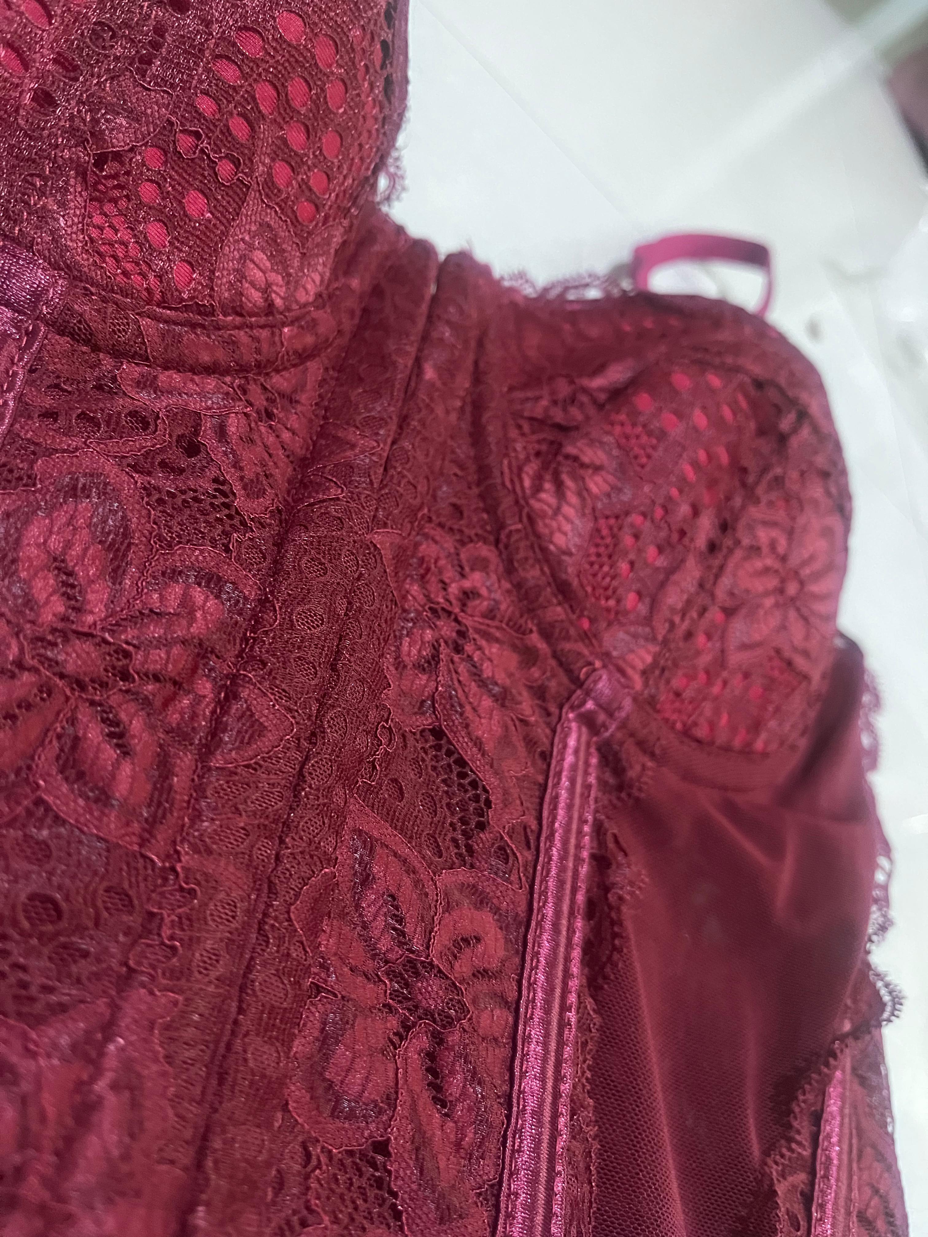 Floral Lace Corset Bustier