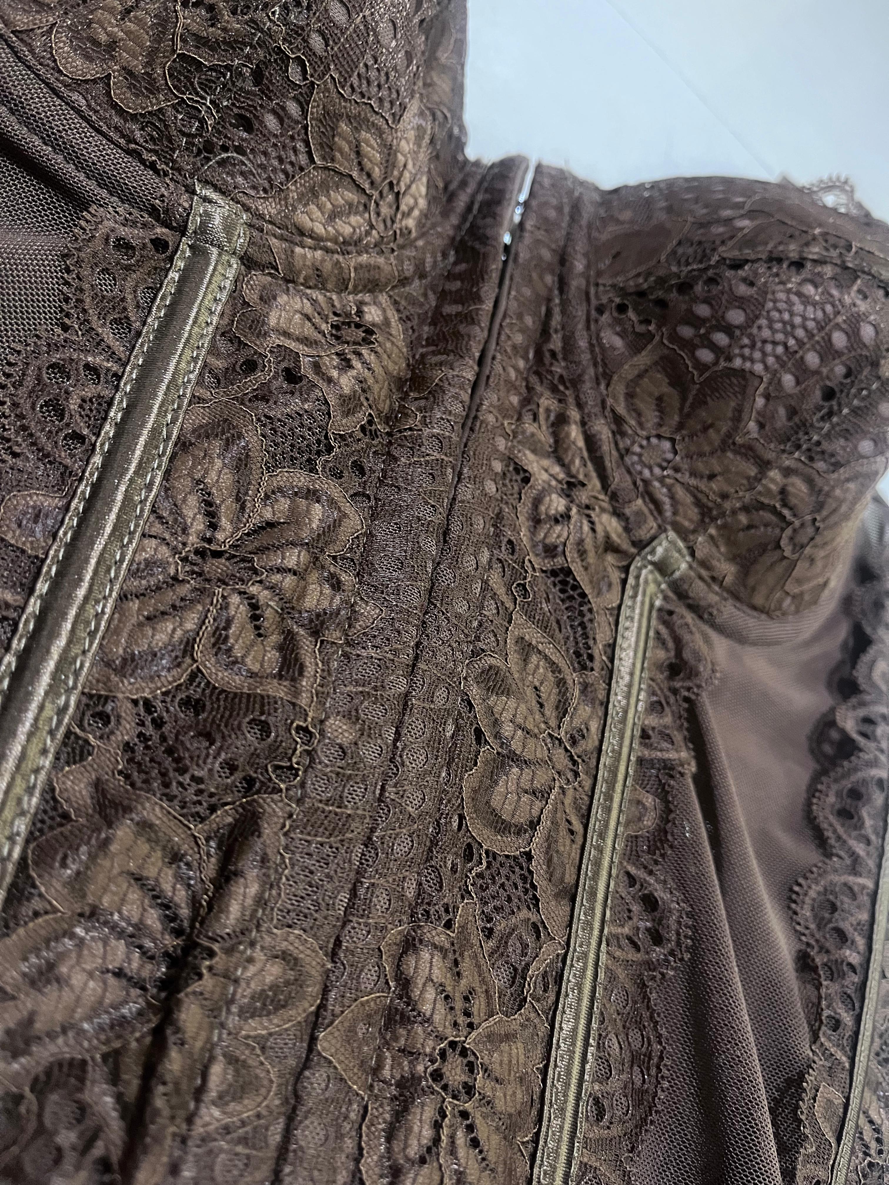 Floral Lace Corset Bustier