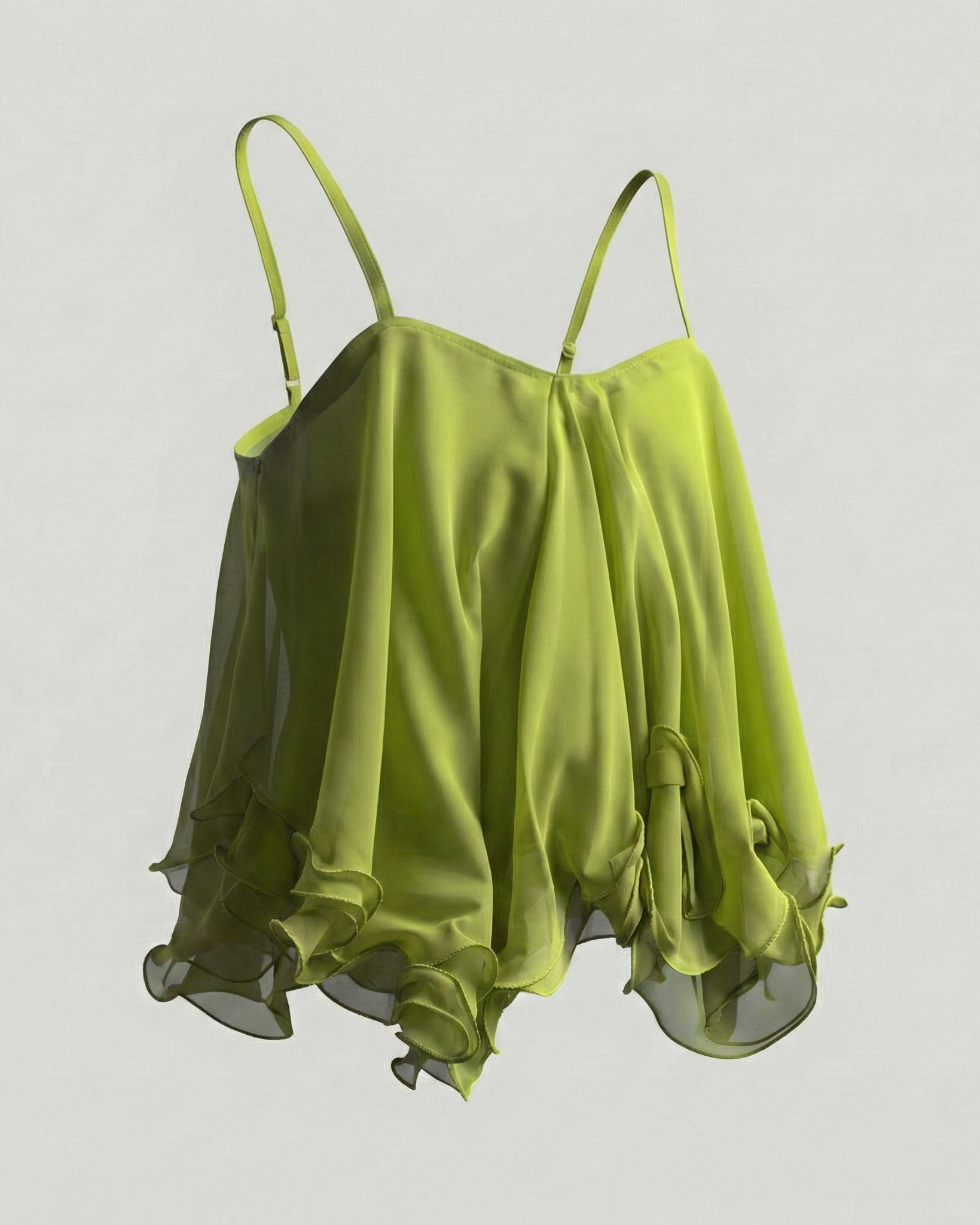 Cloud Ruffle Flowy Camisole