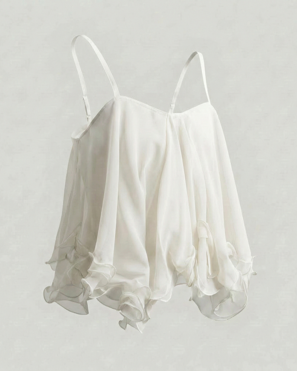 Cloud Ruffle Flowy Camisole