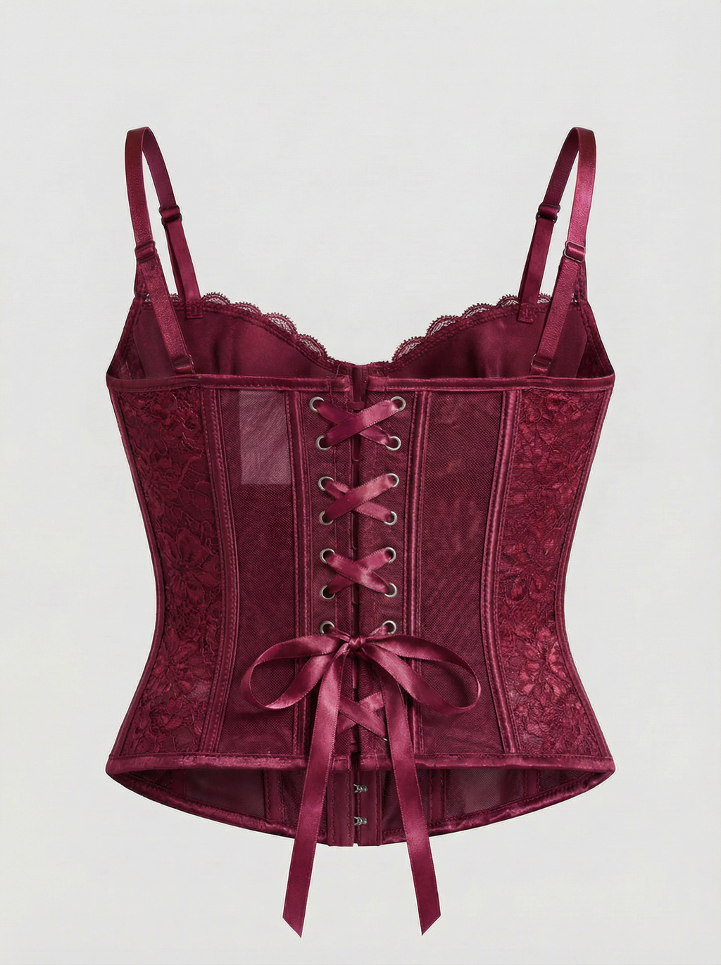 Floral Lace Corset Bustier