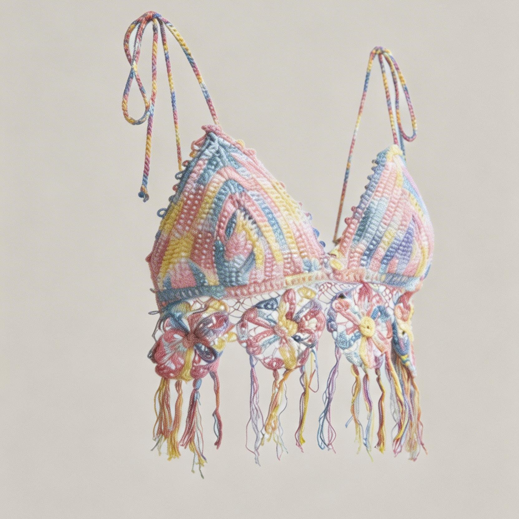 Bohemian Sunset Crochet Bralette