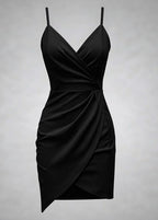 Ethereal V-Neck Wrap Dress