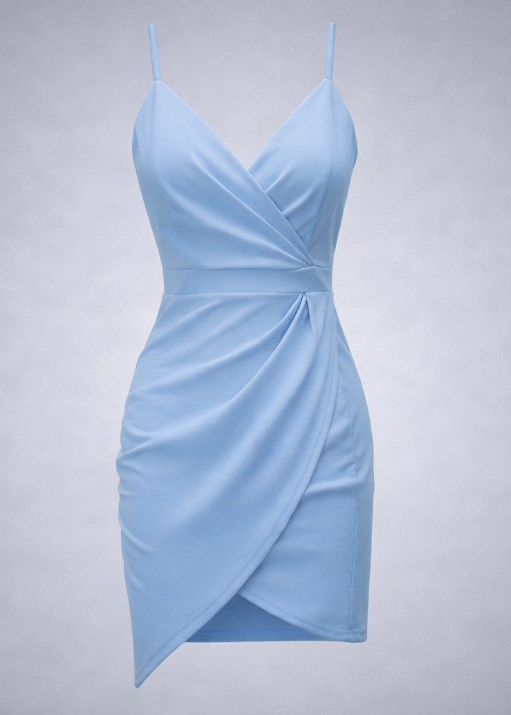 Ethereal V-Neck Wrap Dress