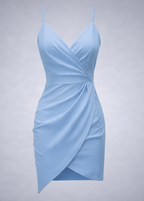 Ethereal V-Neck Wrap Dress