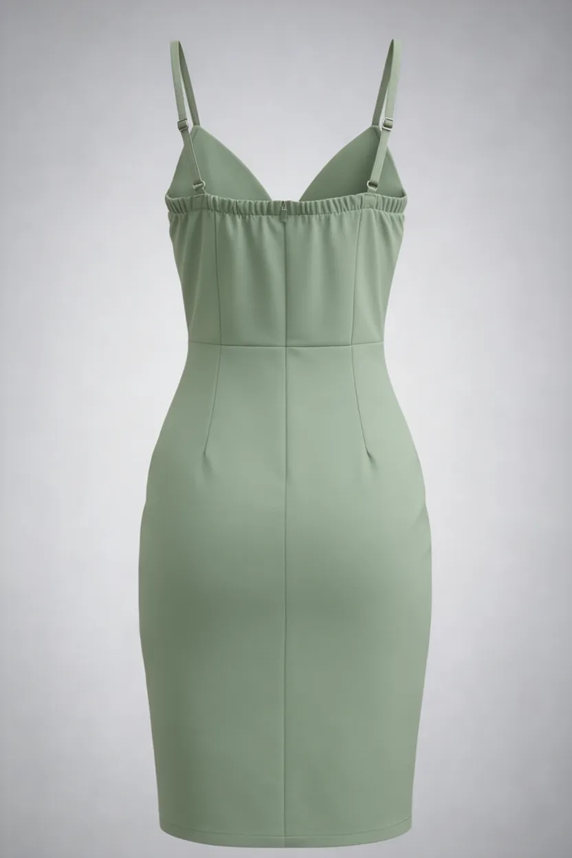 Ethereal V-Neck Wrap Dress