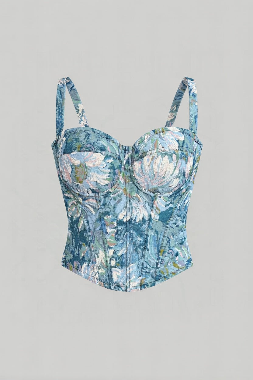 Heritage Brocade Corset Top