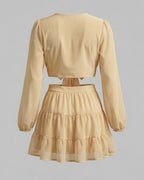 Romantic Two-Piece Tiered Skirt Set