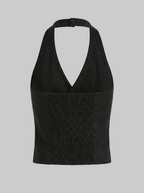 Modern Waistcoat Halter Top