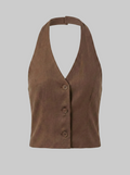 Modern Waistcoat Halter Top