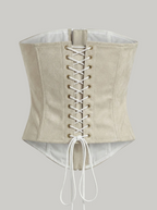 Downtown Chic Leather Corset