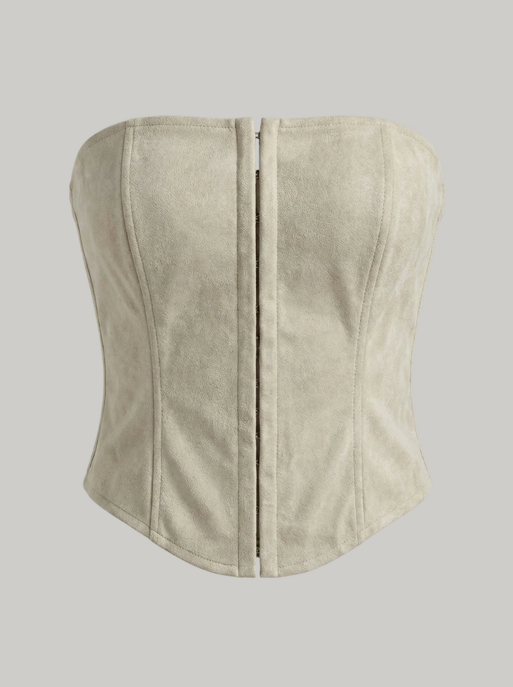 Downtown Chic Leather Corset