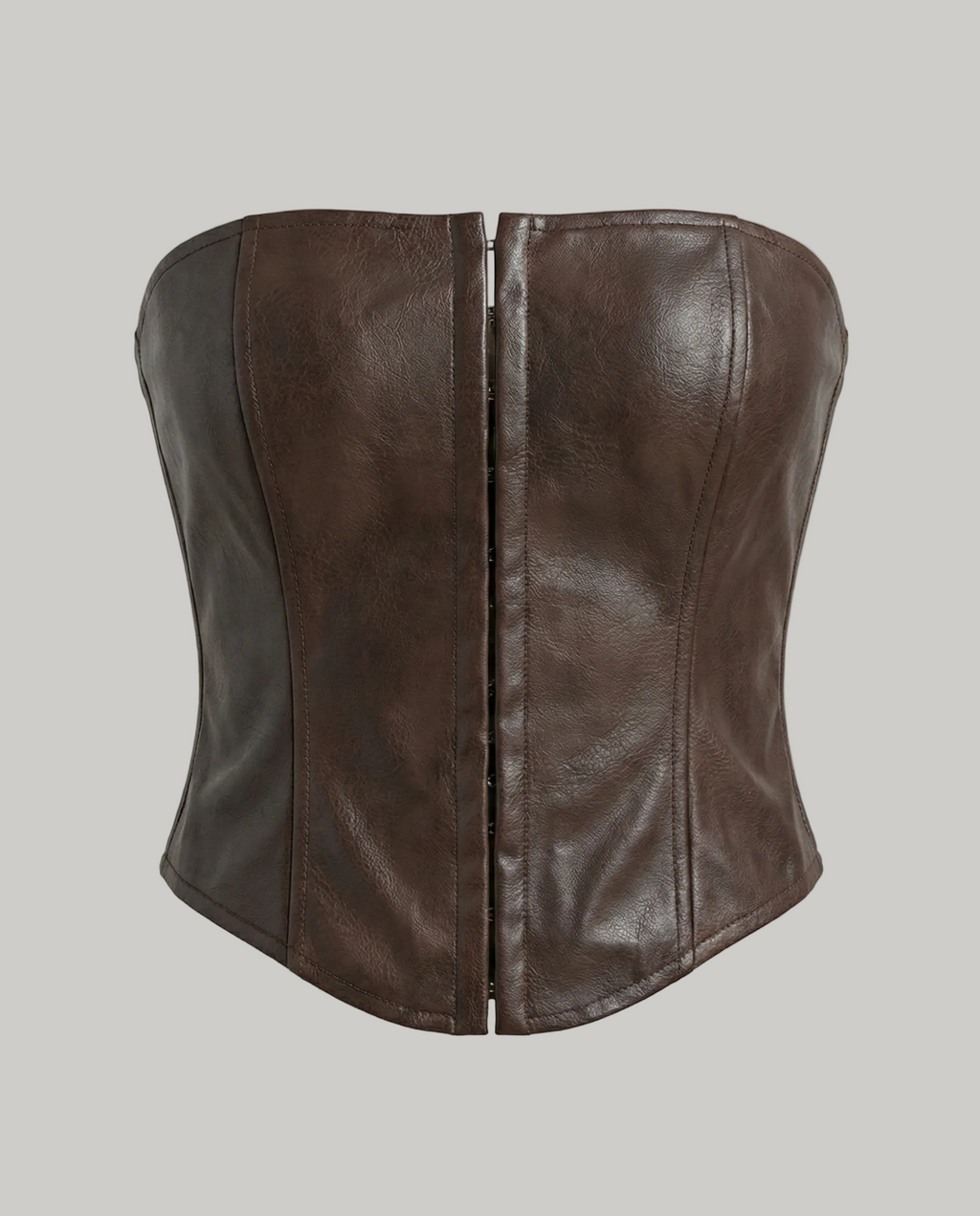 Downtown Chic Leather Corset