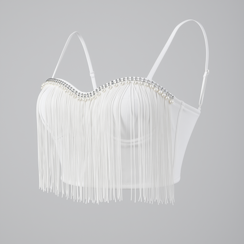The Opulence Fringe Bustier
