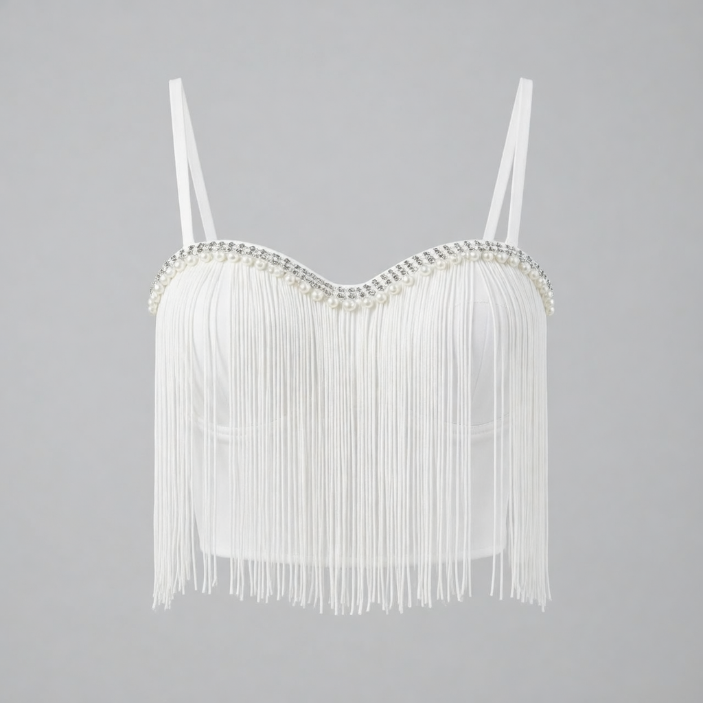 The Opulence Fringe Bustier