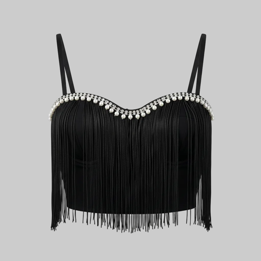 The Opulence Fringe Bustier