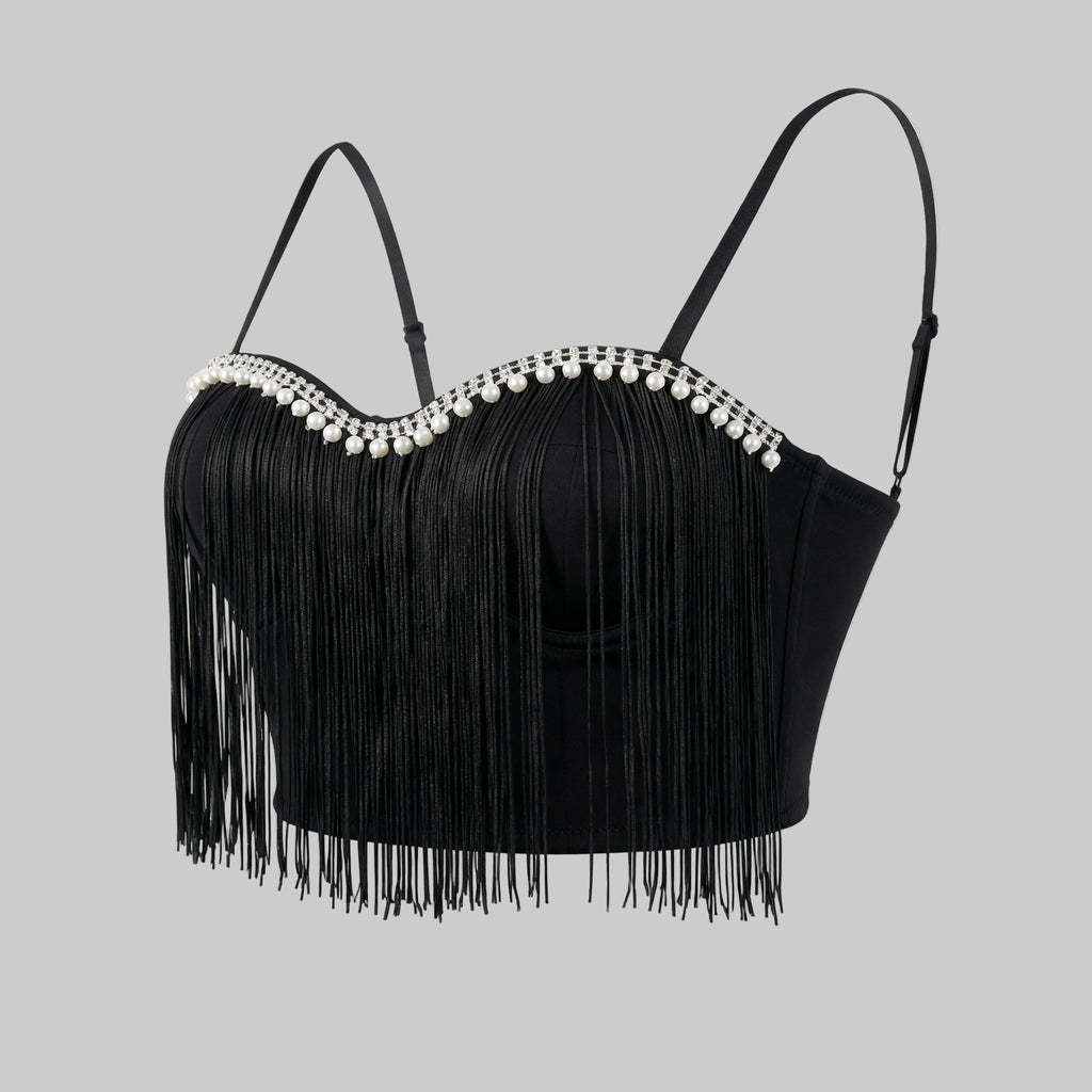 The Opulence Fringe Bustier