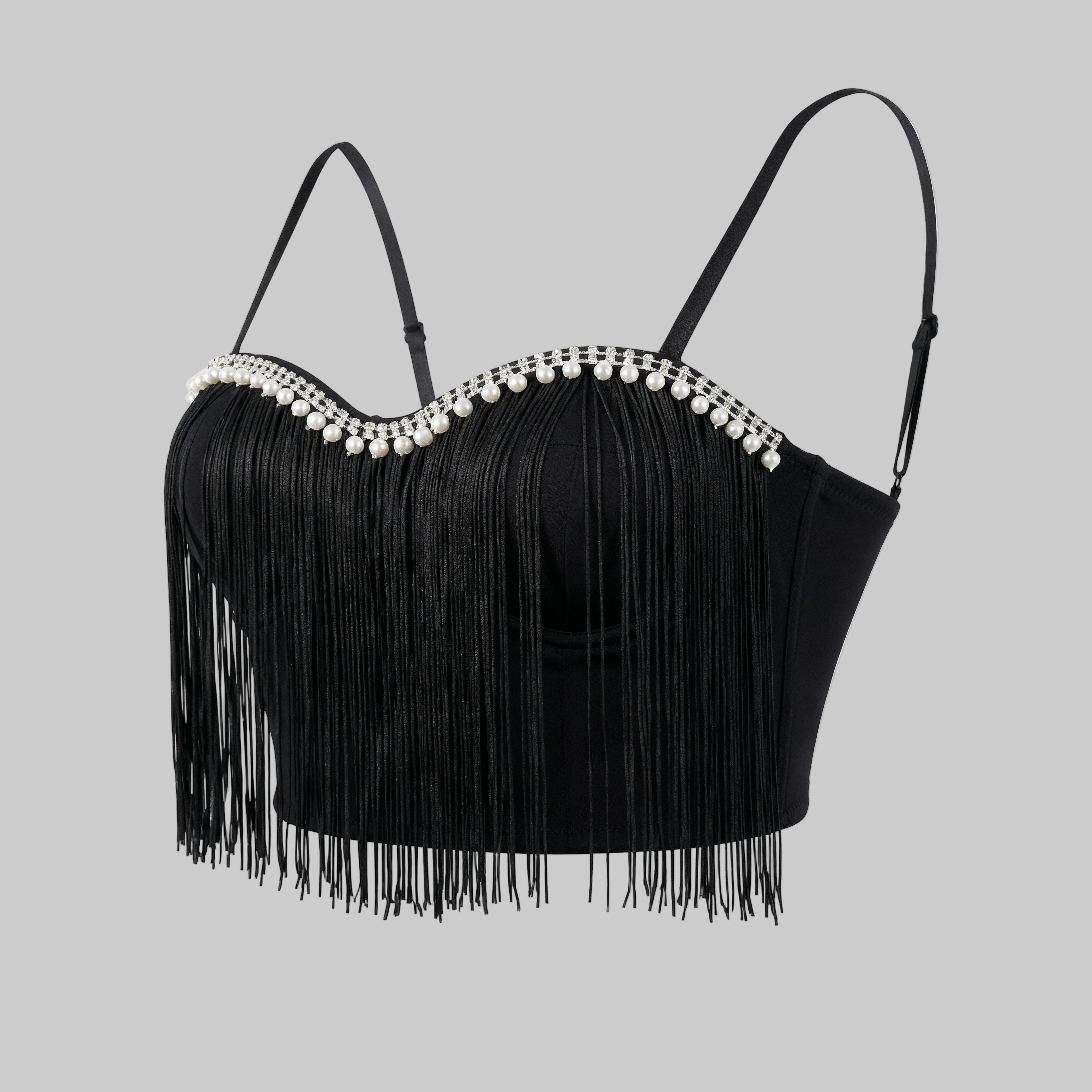 The Opulence Fringe Bustier