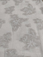 Linen Shirt - Embossed Flower