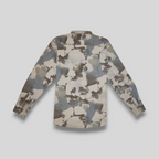 Camouflage Print Shirt - Brown