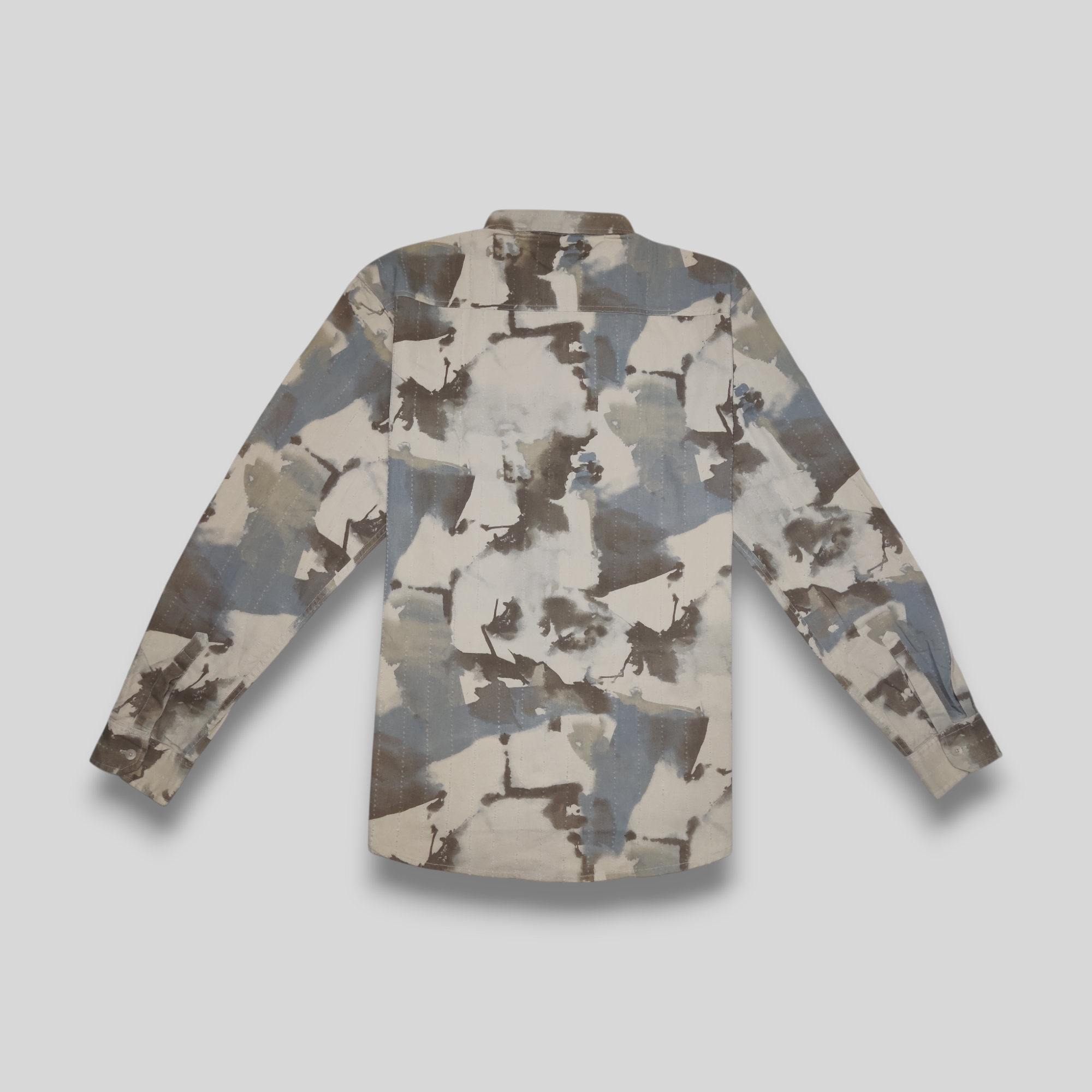 Camouflage Print Shirt - Brown