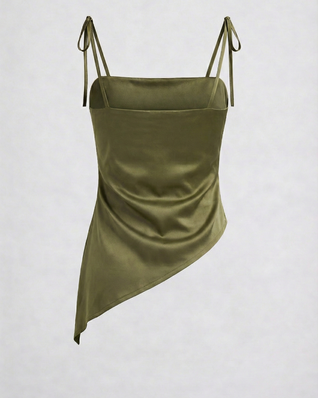 Tie-Strap Satin Cami Top