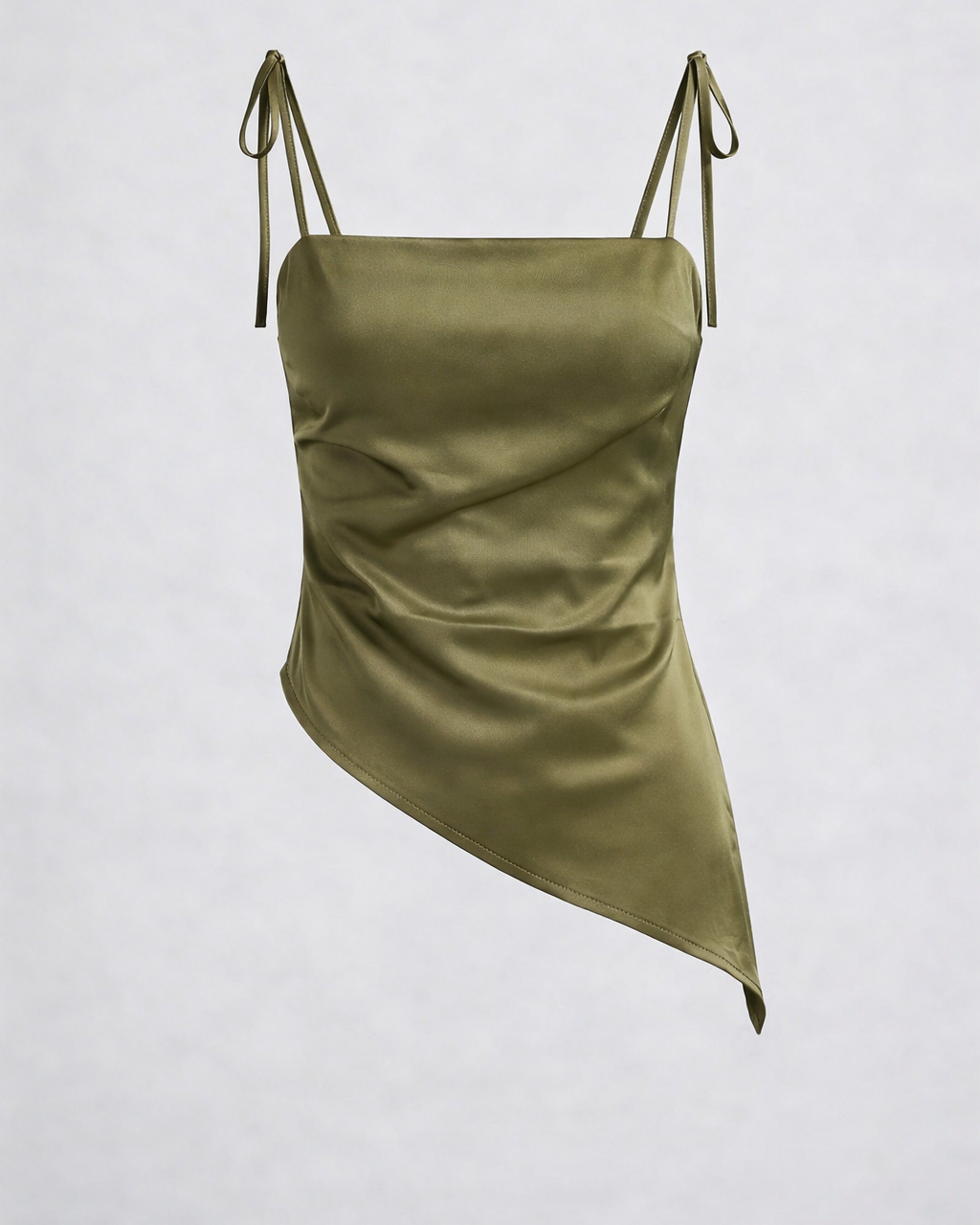 Tie-Strap Satin Cami Top
