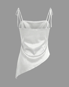 Tie-Strap Satin Cami Top