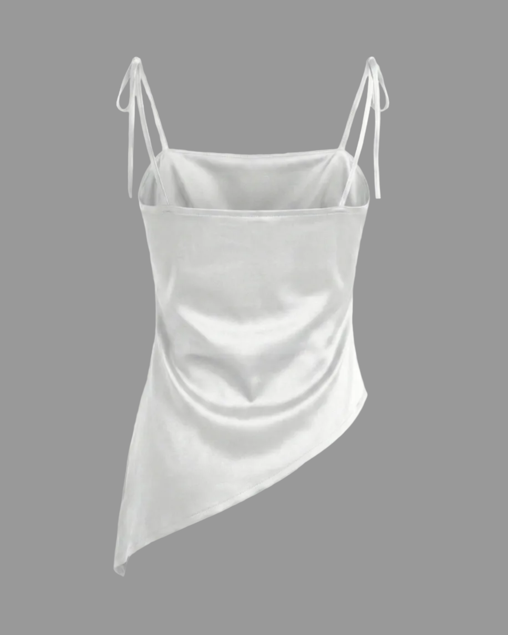 Tie-Strap Satin Cami Top