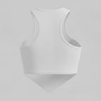 Crystal Studded V-Hem Halter Top